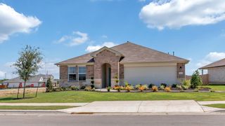 New construction Single-Family house 2005 Bovine Pass, Leander, TX 78641 The Lakeway- photo