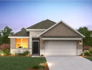 New construction Single-Family house 2424 Walking Y Rd, Georgetown, TX 78633 Livingston Homeplan- photo 1