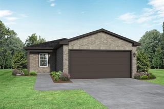 New construction Single-Family house 8327 Pine Heights Drive, Magnolia, TX 77354 The Comal Brick- photo