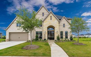 New construction Single-Family house 5615 Logan Ridge Lane, Fulshear, TX 77441 Design 3791W- photo 1