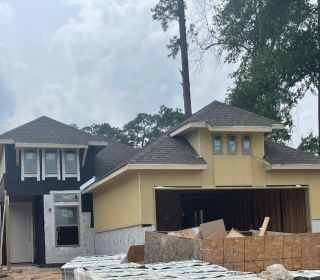 New construction Single-Family house 566 Sand Branch Drive, Conroe, TX 77304 Groves (1636-HV-30)- photo 1