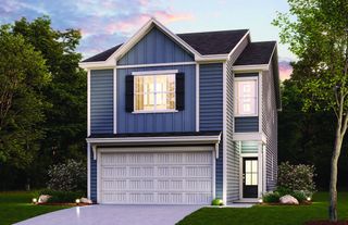 New construction Townhouse house 40 Tumbling Waters Trail, Dawsonville, GA 30534 - photo
