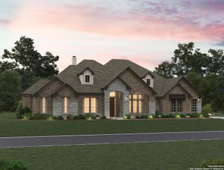New construction Single-Family house 10723 Chestnut Warbler, New Braunfels, TX 78132 Kylie Homeplan- photo 1