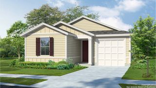 New construction Single-Family house 8235 Titan Belt, San Antonio, TX 78252 The Carswell- photo 1