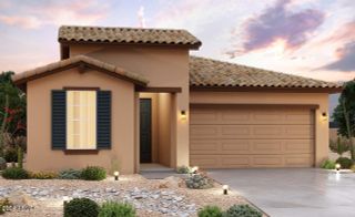 New construction Single-Family house 21585 West Papago Street, Buckeye, AZ 85326 Castillo Series - Bluebell- photo