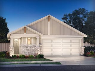 New construction Single-Family house 100 Greenway Lane, Georgetown, TX 78628 The Cascade (330)- photo