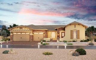 New construction Single-Family house 20976 East Starflower Drive, Queen Creek, AZ 85142 Amarante- photo