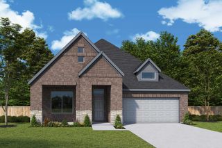 New construction Single-Family house 27119 Spearbract Hollow Trail, Hockley, TX 77447 The Barnum- photo 1