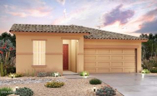 New construction Single-Family house 21565 West Papago Street, Buckeye, AZ 85326 Castillo Series - Clover- photo