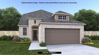 New construction Single-Family house 192 Palo Duro Bend, Rhome, TX 76078 Design 2330W- photo 1