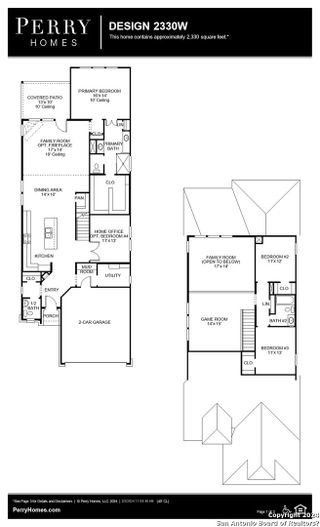 New construction Single-Family house 15011 Endsley Way, San Antonio, TX 78245 Design 2330W- photo 1