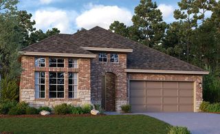 New construction Single-Family house 17207 Sunflower River Drive, Hockley, TX 77447 Cheyenne Homeplan- photo 1