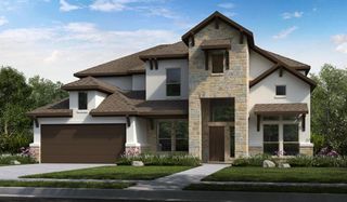 New construction Single-Family house 5028 Brunelli Pass, Leander, TX 78641 Larimar- photo 1