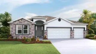 New construction Single-Family house 10295 Bridgegate Heights Loop, San Antonio, FL 33576 Destin- photo