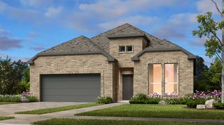 New construction Single-Family house 21630 Laggan Cliff Lane, Cypress, TX 77433 Merlot- photo 1