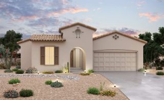 New construction Single-Family house 16367 W. Desert Mirage Drive, Surprise, AZ 85388 Hacienda Series - Cinnabar- photo