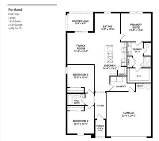 New construction Single-Family house 6515 Waterlily Place, Lake Hamilton, FL 33844 The Portland- photo
