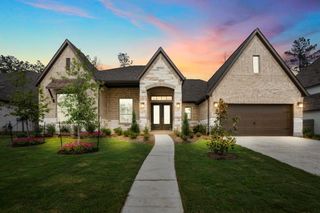 New construction Single-Family house 15415 Sunglow Haven Street, Conroe, TX 77302 Raleigh - photo 1
