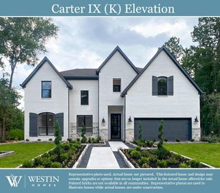 New construction Single-Family house 24810 White Alder Way, Katy, TX 77493 The Carter IX- photo
