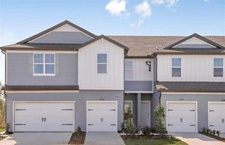 New construction Townhouse house 5369 Elmview Crossing, Wesley Chapel, FL 33545 Ashe- photo 1