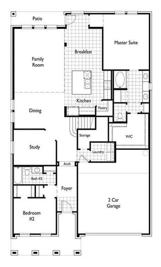 New construction Single-Family house 24807 Hibiscus Garden Way, Katy, TX 77493 Waverley Plan- photo