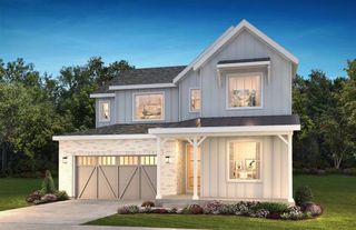 New construction Single-Family house 6673 Bridlespur Street, Castle Pines, CO 80108 4077 Pemberly Exterior A - Modern Farmhouse- photo