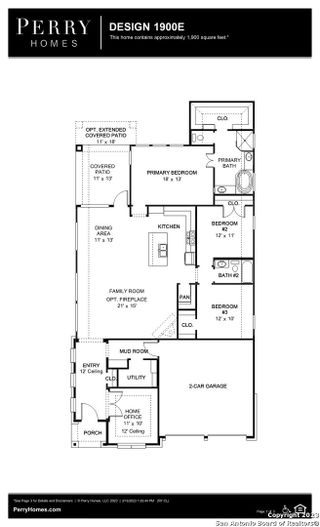 New construction Single-Family house 1856 Cowbird Avenue, New Braunfels, TX 78132 Design 1900E- photo 1