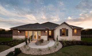 New construction Single-Family house 211 Chickasaw Ln, Hutto, TX 78634 Harris Homeplan- photo 1