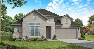 New construction Single-Family house 31943 Pippin Orchard Lane, Hockley, TX 77447 Blossom (2280-HV-45)- photo