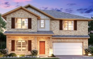 New construction Single-Family house 21073 Jordans Ranch, San Antonio, TX 78264 Columbus- photo