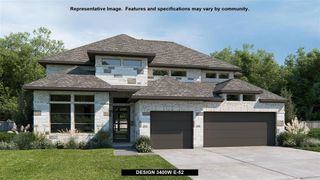 New construction Single-Family house 26223 Brilliant Beam Way, Hockley, TX 77447 Design 3400W- photo 1