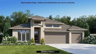 New construction Single-Family house 29502 Highland Meadow Drive, Fulshear, TX 77441 Design 2776W- photo 1