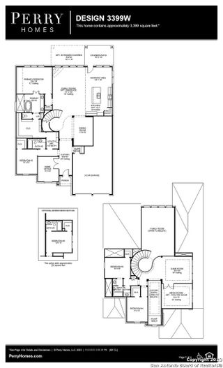 New construction Single-Family house 24349 Downhill Lie, San Antonio, TX 78261 Design 3399W- photo 1