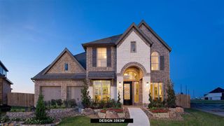 New construction Single-Family house 5410 Rocky Banks Way, Fulshear, TX 77441 Design 3593W- photo 1
