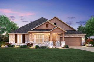 New construction Single-Family house 1301 White Daisy Lane, Georgetown, TX 78628 Sabine - Classic Series- photo 1