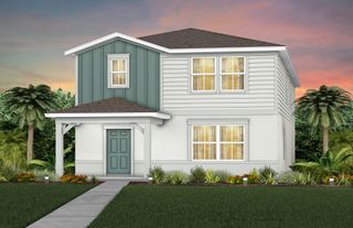 New construction Single-Family house 6103 Wooded Brush Alley, Saint Cloud, FL 34771 Haddock- photo 1