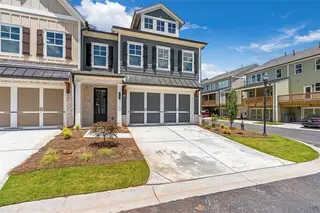 New construction Townhouse house 202 Grady Burrell Drive, Holly Springs, GA 30115 Haven- photo
