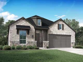 New construction Single-Family house 5018 Woodland Ranch Drive, Manvel, TX 77578 Grantham Plan- photo 1