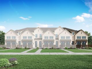 New construction Townhouse house 3719 Queen Road, Sherman, TX 75090 Ansley Plan- photo 1