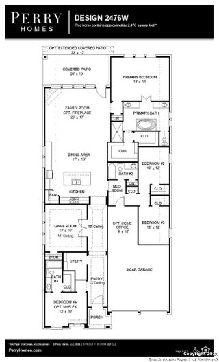 New construction Single-Family house 403 White Oak, Castroville, TX 78009 Design 2476W- photo