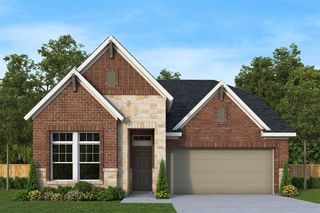 New construction Single-Family house 410 Embden Rim Drive, Willis, TX 77318 The Thornleigh- photo 1