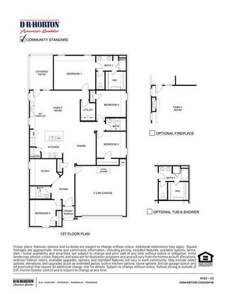 New construction Single-Family house 1328 Pierce Lane, Royse City, TX 75189 H133 Violet- photo 1