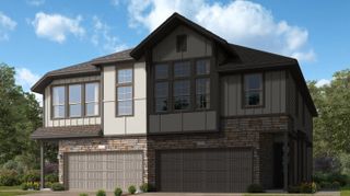 New construction Townhouse house 21107 Medina River Drive, Cypress, TX 77433 - photo 1