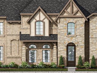 New construction Townhouse house 1941 Ethereal Lane, Waxahachie, TX 76065 Baird B - Rear Entry- photo