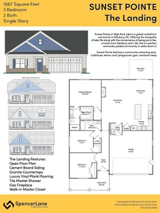 New construction Single-Family house 522 Sunset Pointe Drive, Salisbury, NC 28146 - photo