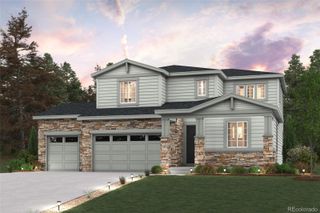 New construction Single-Family house 13800 Hanging Lake Street, Parker, CO 80138 Camellia- photo 1