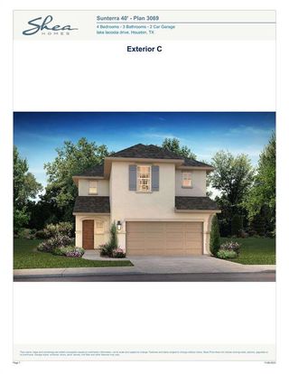 New construction Single-Family house 769 Ocean Palms Drive, Katy, TX 77493 Plan 3069 Exterior C- photo 1