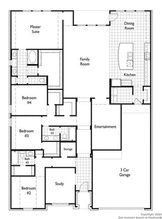 New construction Single-Family house 1629 Allington Park, Bulverde, TX 78163 Canterbury Plan- photo
