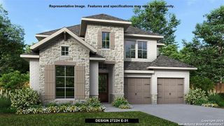 New construction Single-Family house 166 Spanish Oak, Castroville, TX 78009 Design 2722H- photo 1