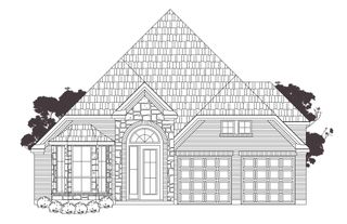New construction Single-Family house 12406 Drifting Oakwood Lane, Cypress, TX 77433 Plan 2464- photo 1